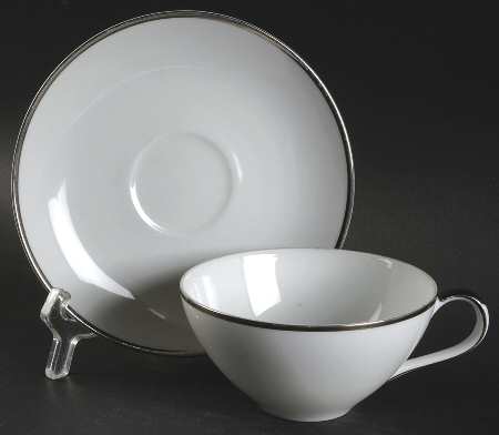 True Love Flat Cup & Saucer Set