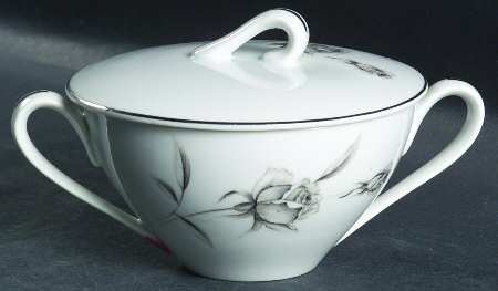 Twilight Rose Sugar Bowl & Lid
