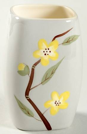 Blossom Gray Tall China Tumbler