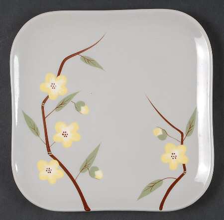 Blossom Gray Salad Plate