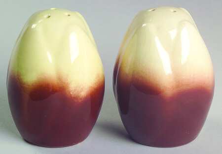 Rose Yellow Salt & Pepper Set by Weil Ware