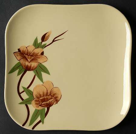 Rose Yellow Salad Plate