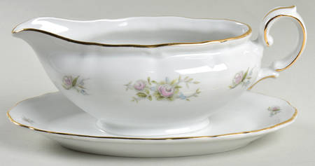 Celebration Gravy Boat with Attached Underplate