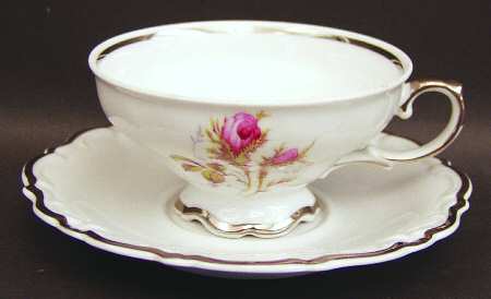 Elegance Footed Cup & Saucer Set