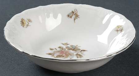 Empress (Platinum Trim) Fruit/Dessert (Sauce) Bowl