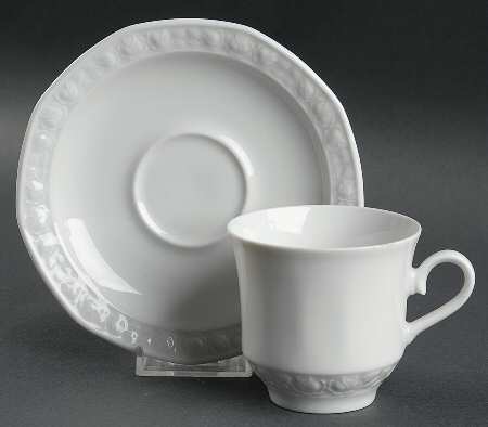 Kimberly Flat Cup & Saucer Set