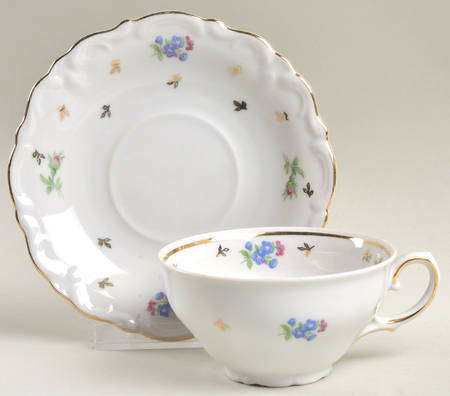 Mayfield Flat Cup & Saucer Set