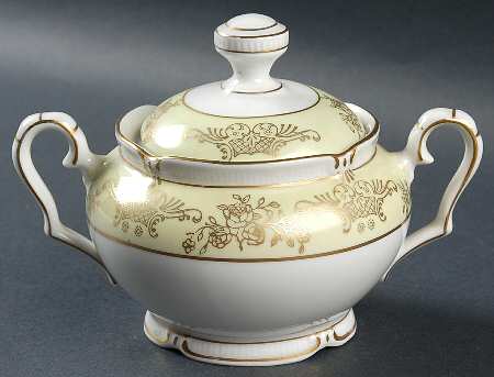 Royal Chartreuse Sugar Bowl & Lid