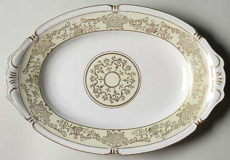 Royal Chartreuse 12" Oval Serving Platter