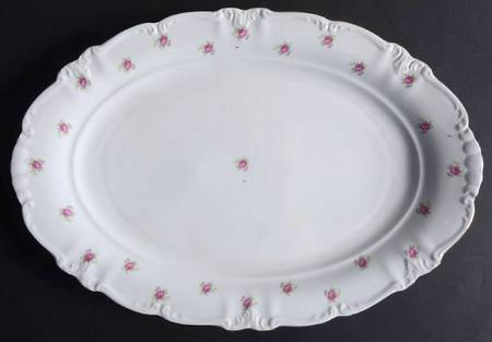 Rosedot 13" Oval Serving Platter