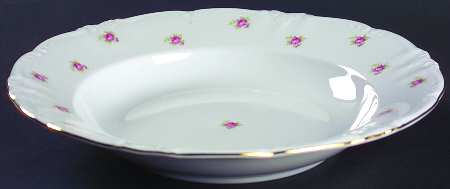 Rosedot Large Rim Soup Bowl