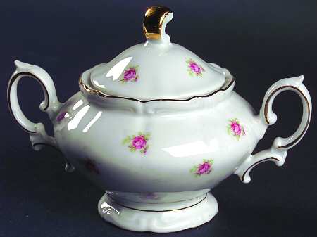 Rosedot Sugar Bowl & Lid