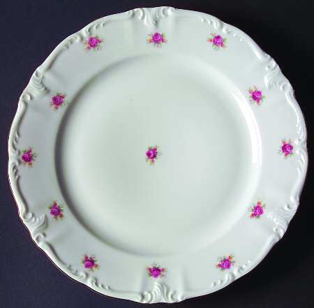 Rosedot Salad Plate