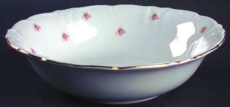 Rosedot 9" Round Vegetable Bowl