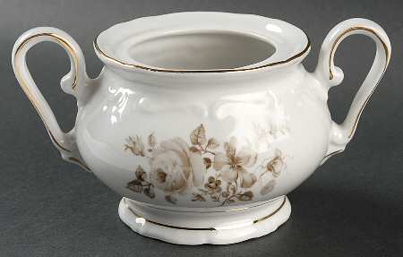 Grand Rose Sugar Bowl No Lid