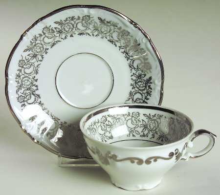 WIG26 Flat Cup & Saucer Set by Winterling - Bavaria