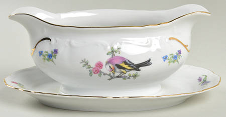 WIG72 Gravy Boat with Attached Underplate
