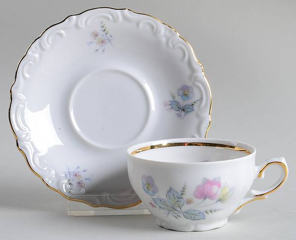 WIG86 Flat Demitasse Cup & Saucer Set