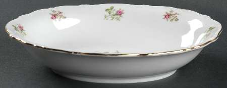 Wild Rose 9" Oval Vegetable Bowl