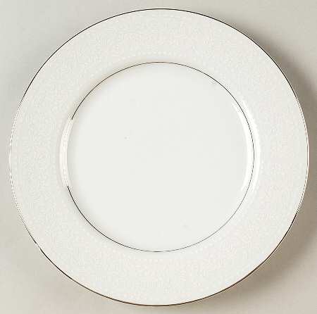 White Lace Salad Plate by Wilshire House
