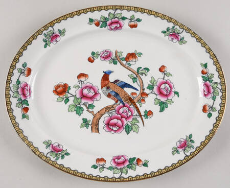 Pheasant (Smooth) 11" Oval Serving Platter by F Winkle