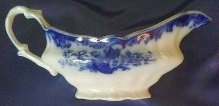 Arcadia (Flow Blue) Gravy Boat