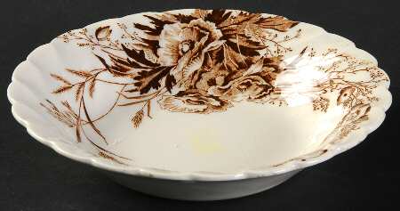 Harvest Brown Fruit/Dessert (Sauce) Bowl