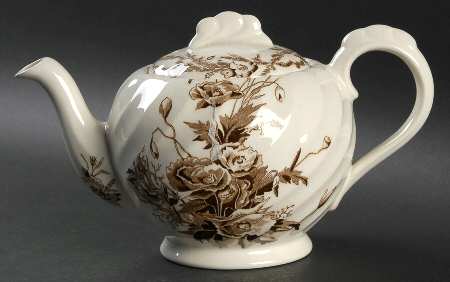 Harvest Brown Teapot & Lid