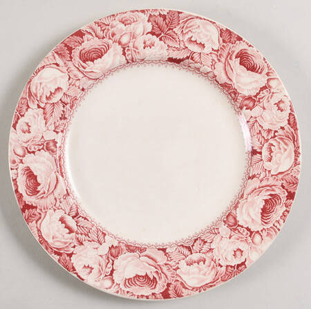 June Pink Salad Plate
