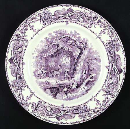 Pastoral Davenport Amethyst by Arthur J Wilkinson