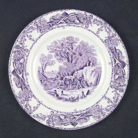 Pastoral Davenport Amethyst Bread & Butter Plate