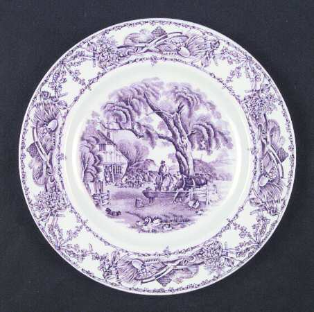 Pastoral Davenport Amethyst Salad Plate