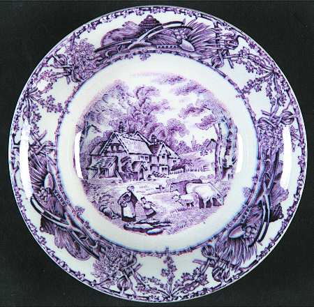 Pastoral Davenport Amethyst Fruit/Dessert (Sauce) Bowl