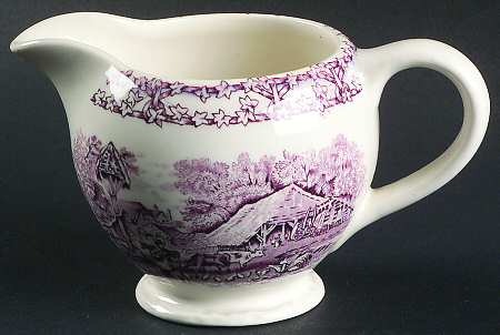 Pastoral Davenport Amethyst Creamer