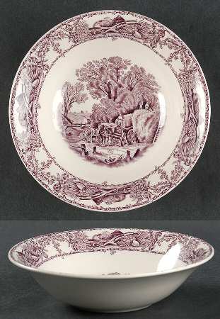 Pastoral Davenport Amethyst Coupe Cereal Bowl