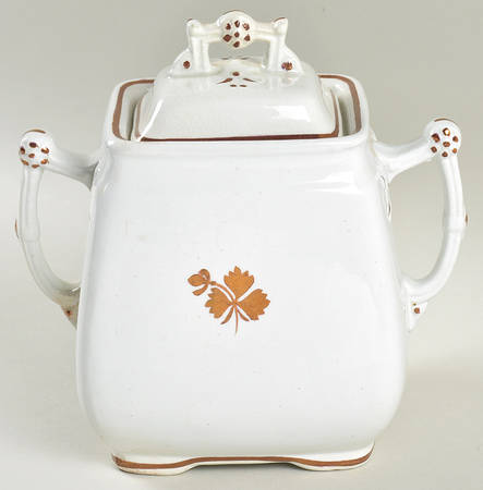 Tea Leaf Oversize Sugar Bowl & Lid