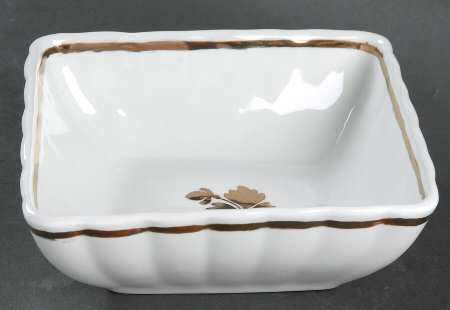 Tea Leaf 7" Square Vegetable Bowl