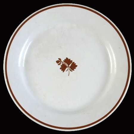 Tea Leaf Luncheon Plate