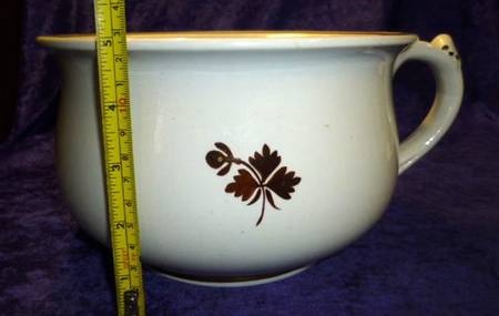 Tea Leaf Open Chamber Pot