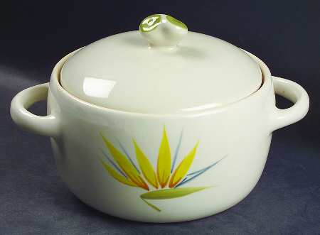 Bird of Paradise 1.5 Qt Round Covered Casserole