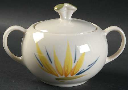 Bird of Paradise Sugar Bowl & Lid