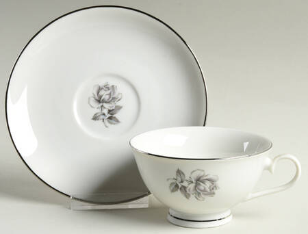 Footed Cup & Saucer Set