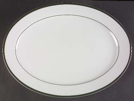 Brasserie Green 16" Oval Serving Platter by Williams-Sonoma