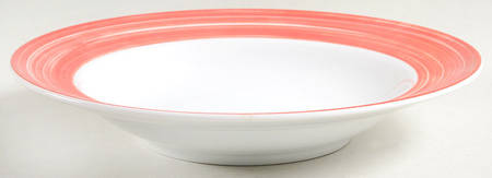 Brasserie Red Large Rim Soup Bowl