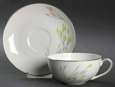 Symphony Flat Cup & Saucer Set