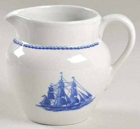 American Clipper Blue Creamer by Wedgwood