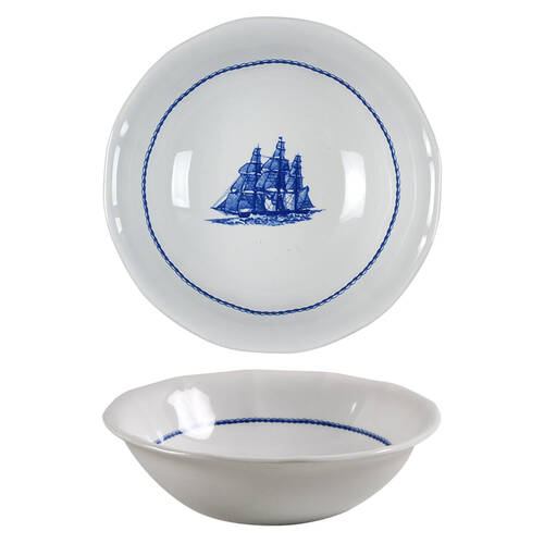 American Clipper Blue Coupe Cereal Bowl
