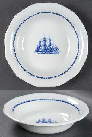 American Clipper Blue Fruit/Dessert (Sauce) Bowl