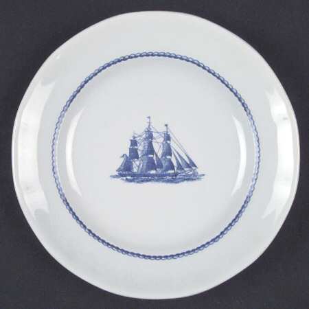 American Clipper Blue Bread & Butter Plate
