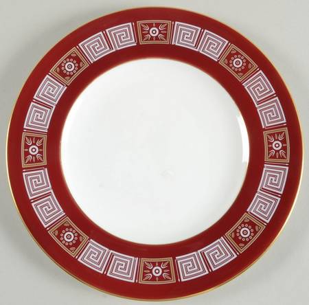 Asia Red Salad Plate by Wedgwood